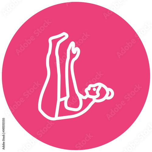 Knee Press Icon
