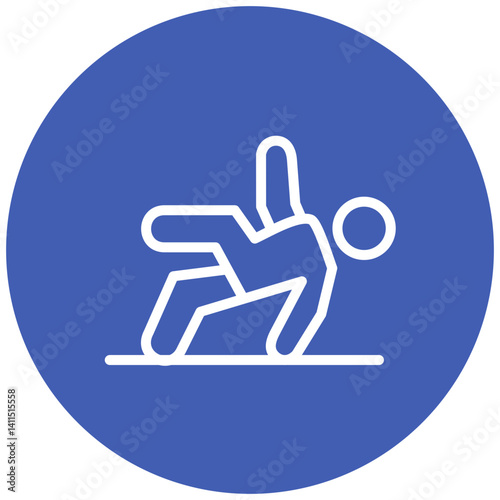 Half Moon Pose Icon