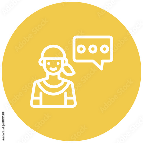 Woman Speech Icon