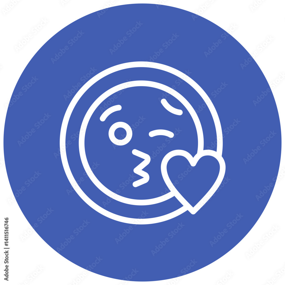 Face Blowing a Kiss Icon Face Blowing a Kiss Icon
