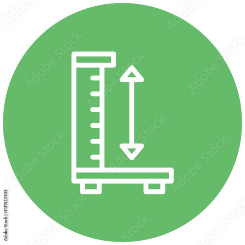 Slika na platnu Height Check Icon