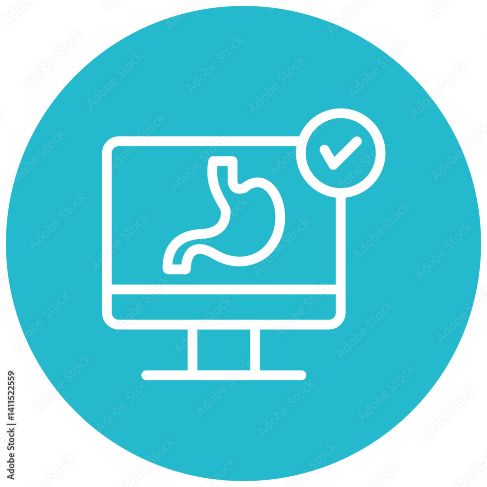 Organ Checkup Icon Organ Checkup Icon