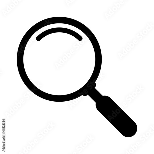 Search icon. Loupe icon. Magnifying glass icon.
