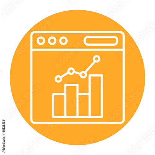 Stock Market Webpage Icon