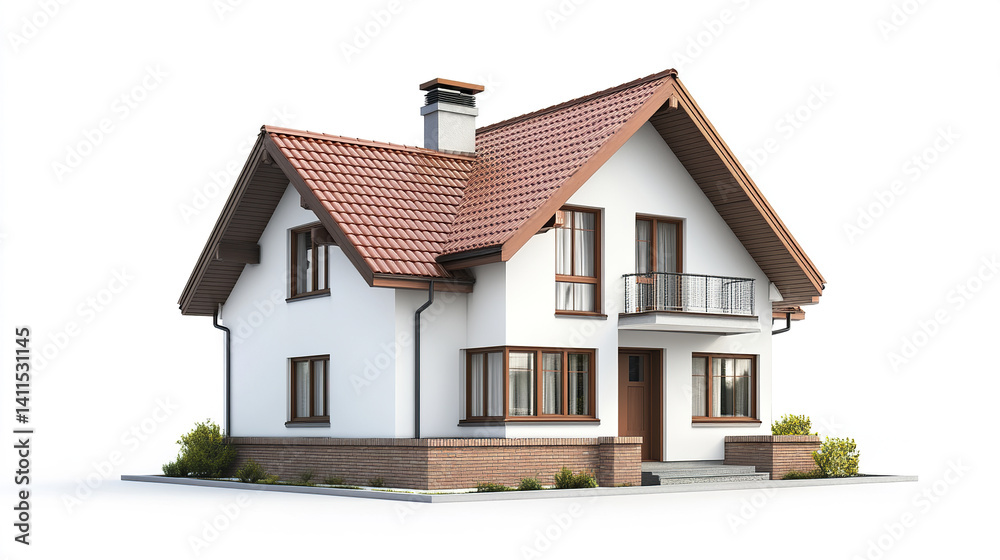 Charming house with red roof and balcony, ideal for rental purposes Charming house with red roof and balcony, ideal for rental purposes