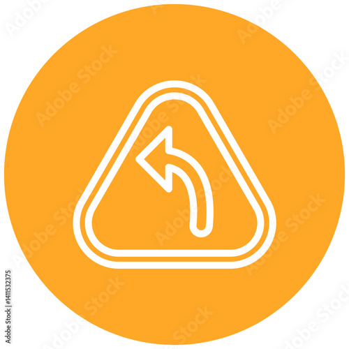 Turn Left Icon