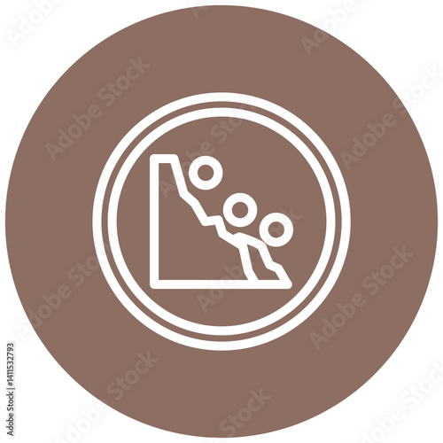 Falling Rocks Icon