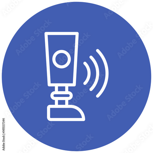 Smart Prosthesis Vector Icon