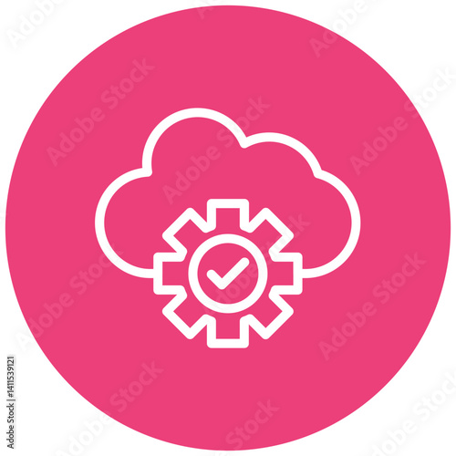 Cloud Service Vector Icon