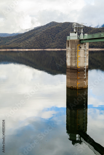 Talbingo dam intake structure for the snowy Hydroelectric scheme for Tumut 3 power station