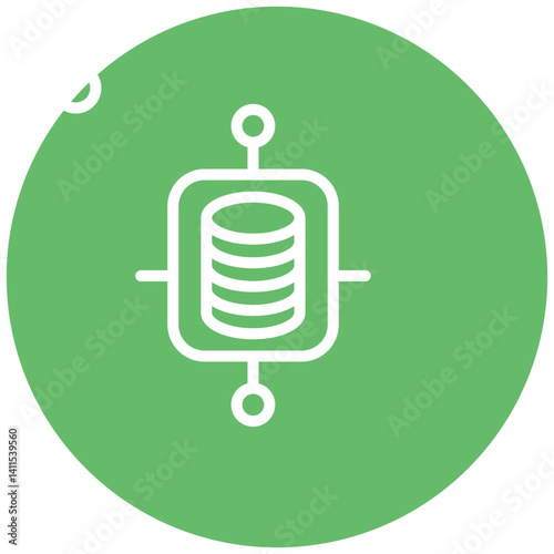 Data Aggregation Vector Icon