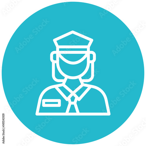Policewoman Icon