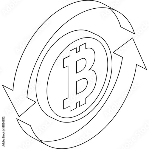 Crypto Transaction Icon