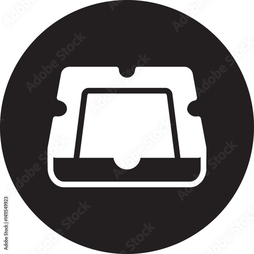 Ashtray  gradient icon