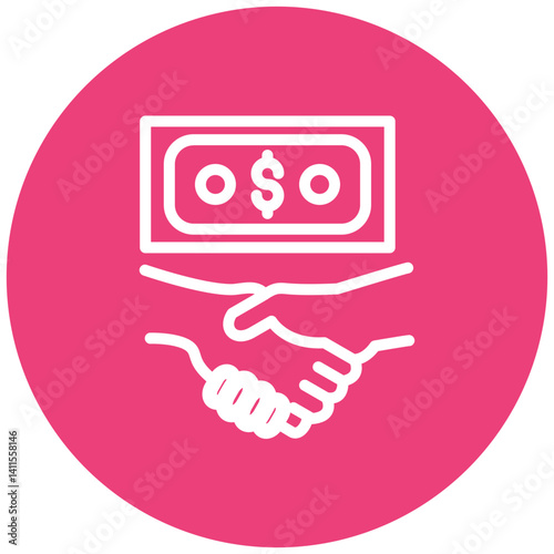 Corrupt Handprint Icon