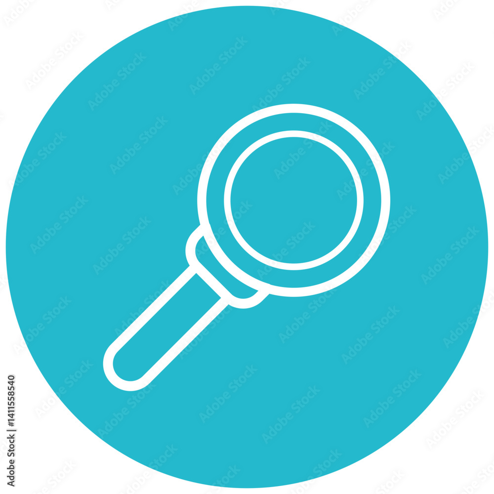 Microbe Magnifier Icon Microbe Magnifier Icon