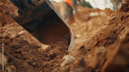 Wallpaper Mural Heavy machinery operator maneuvering a crane for building construction. Featuring crane operation Torontodigital.ca
