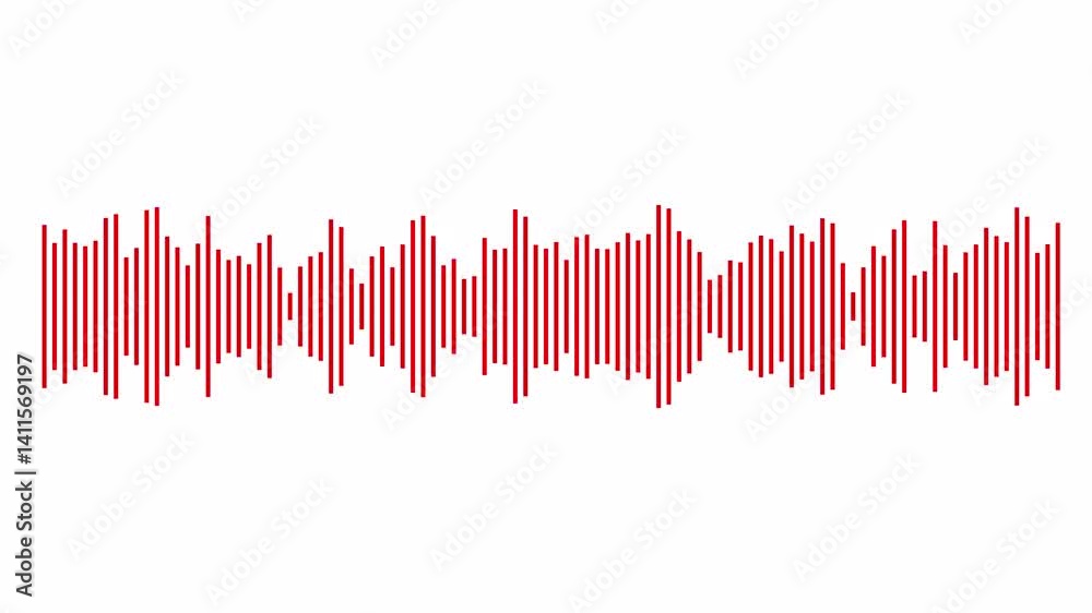 Sound Wave Animated audio waveform spectrum animation, Visualization sound graphic element. audio visualizer on transparent background. audio bar, spectrum form Sound Wave Animated audio waveform spectrum animation, Visualization sound graphic element. audio visualizer on transparent background. audio bar, spectrum form