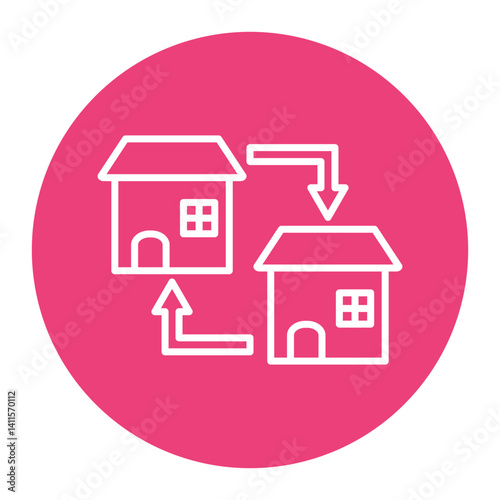 House Exchange Icon
