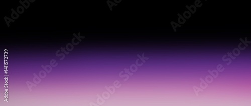 Abstract soft gradient with white and violet shades blending into black. photo