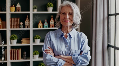 The Confident Elderly Woman