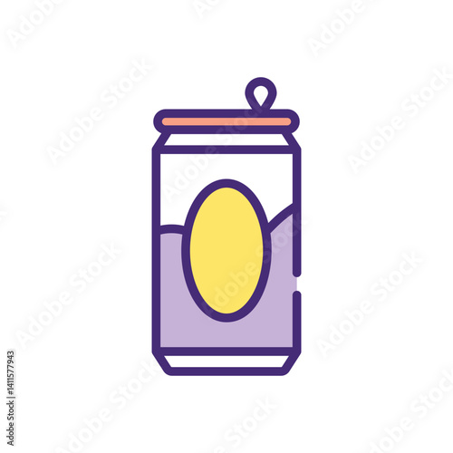 Soda  Icon vector stock illustration