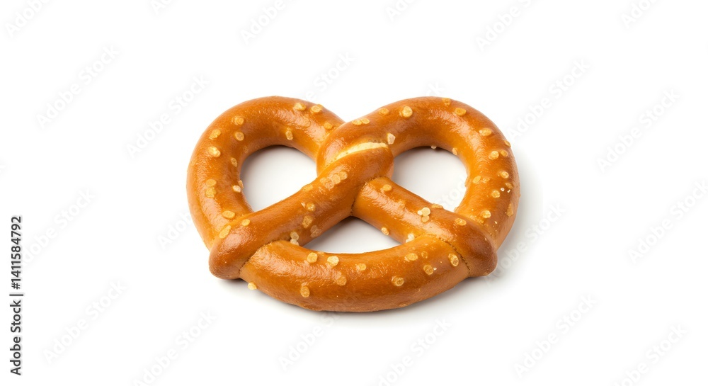 Pretzel cookie isolated on white background Pretzel cookie isolated on white background
