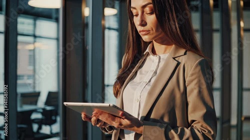 The Professional Woman with Tablet