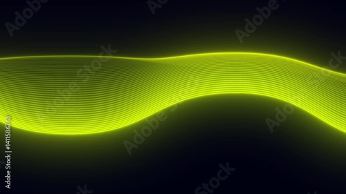 4K Abstract Glowing Lines Background – Futuristic Light Trails, Neon Waves, and Colorful Energy Streaks