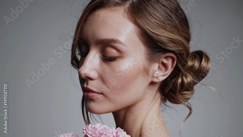 The Beauty with Flowers