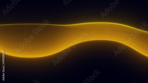 4K Abstract Glowing Lines Background – Futuristic Light Trails, Neon Waves, and Colorful Energy Streaks