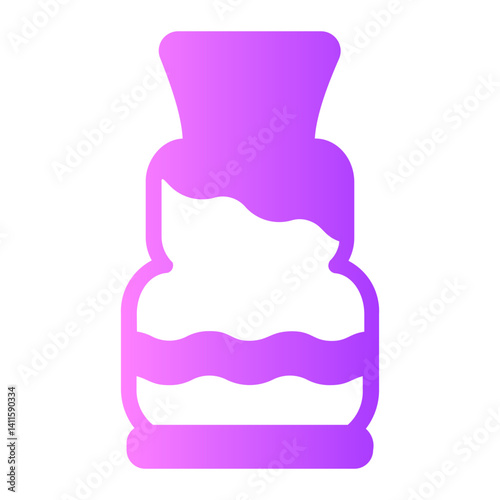 Vase gradient icon