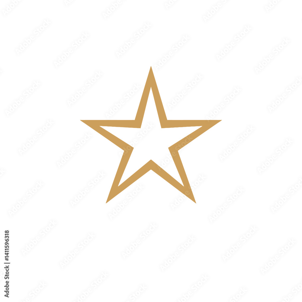 Golden Star Icon Golden Star Icon