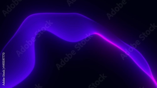 4K Abstract Glowing Lines Background – Futuristic Light Trails, Neon Waves, and Colorful Energy Streaks