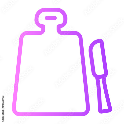 Cutting Board gradient icon