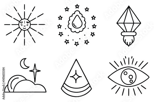 miracle line art ethereal glow in quiet wonder