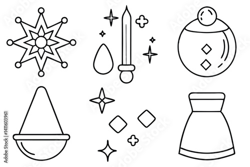 miracle line art glowing spirit in sacred harmony