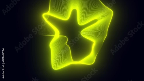 4K Abstract Glowing Lines Background – Futuristic Light Trails, Neon Waves, and Colorful Energy Streaks