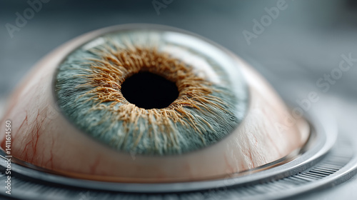 Detailed Eye Close-Up: A ma...