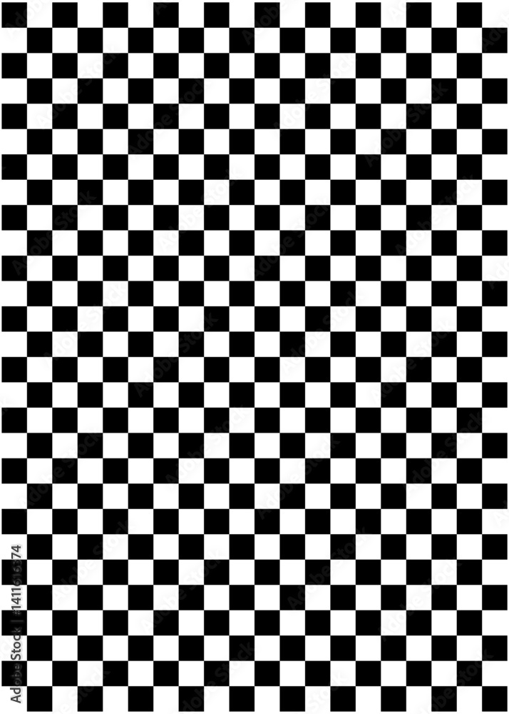 Fototapeta premium Vector checker chess abstract seamless background stock illustration