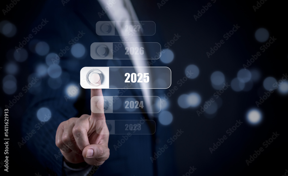 Marketing strategy concept for 2025. Businessman holding dart, targeting future goals with data analytics, growth trends, and digital marketing insights. Marketing strategy concept for 2025. Businessman holding dart, targeting future goals with data analytics, growth trends, and digital marketing insights.