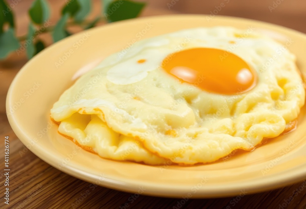 Delicious Fried Egg on Plate Sunny Side Up Breakfast Meal Food Photography Delicious Fried Egg on Plate Sunny Side Up Breakfast Meal Food Photography