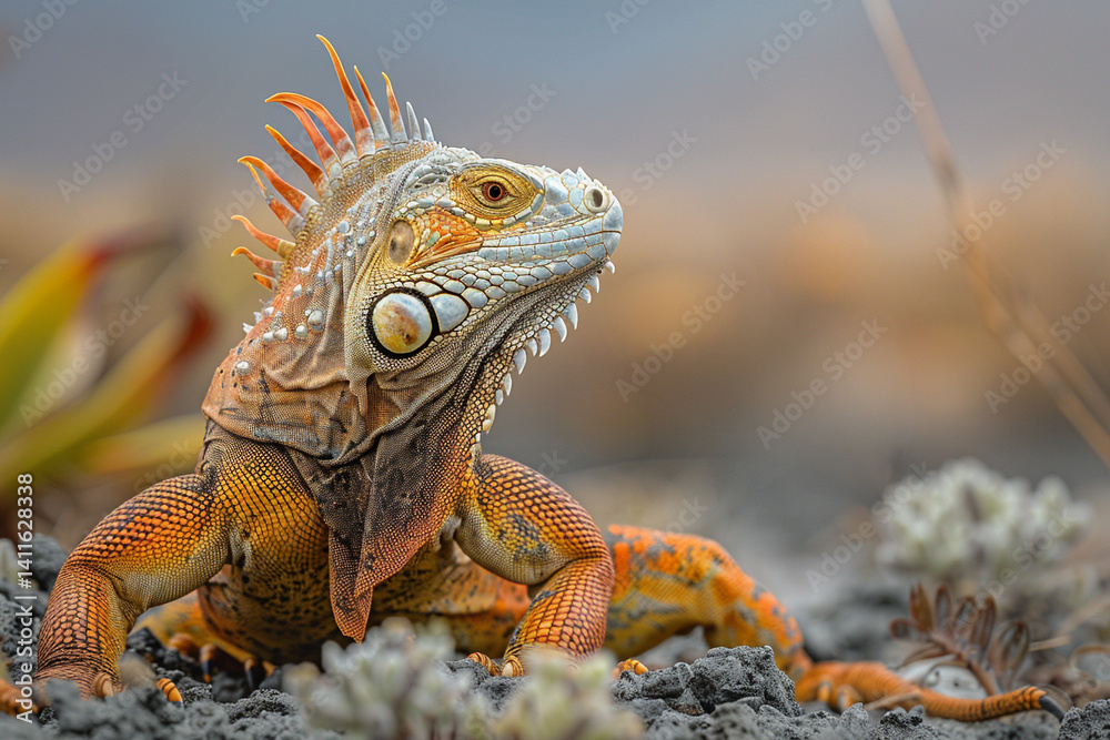 Fototapeta premium Desert Eguana