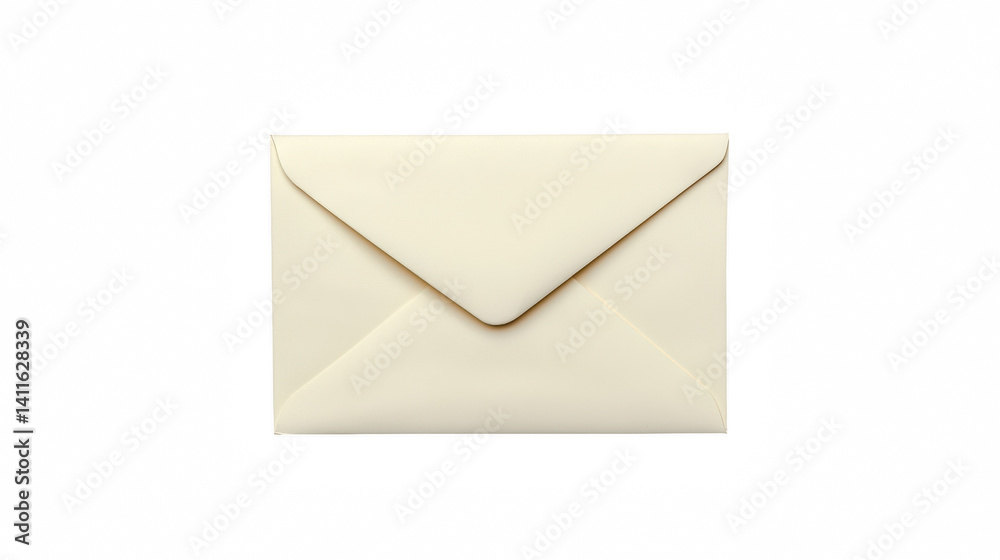 a blank card and envelope on a transparent background, PNG image, PNG file, Generative art. a blank card and envelope on a transparent background, PNG image, PNG file, Generative art.