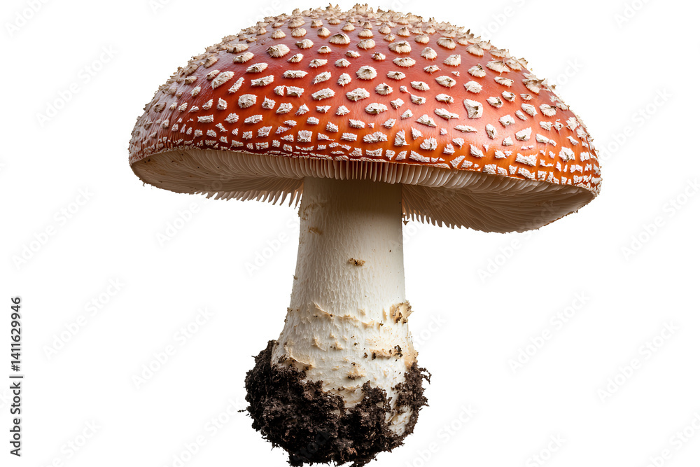Mushroom isolated on a transparent background Mushroom isolated on a transparent background