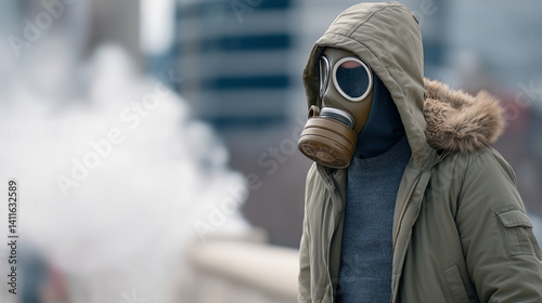 A Figure in Protective Gear...