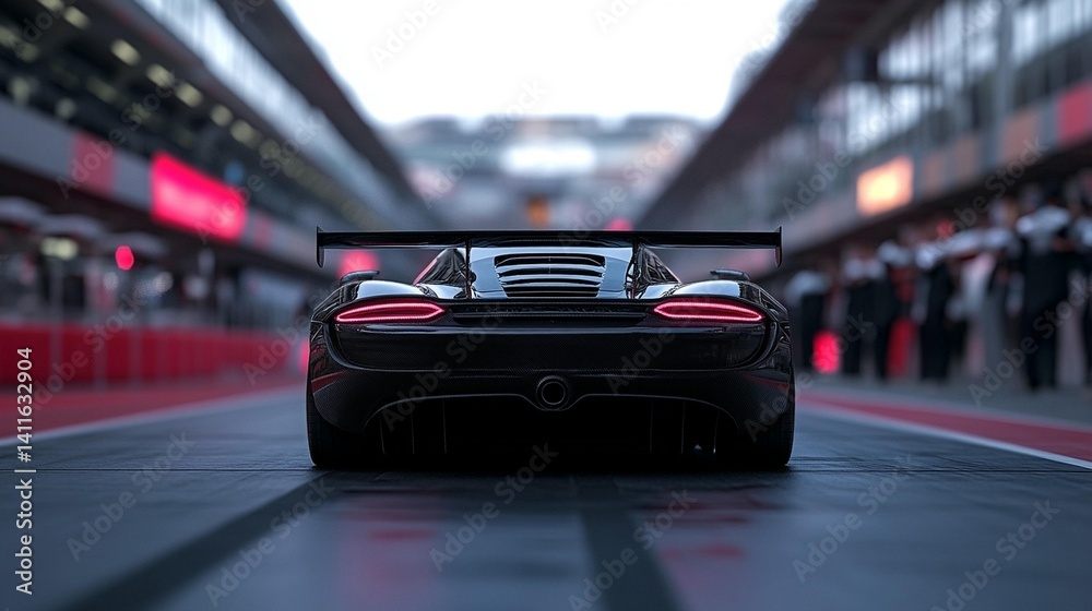 Fototapeta premium Race Car on Track