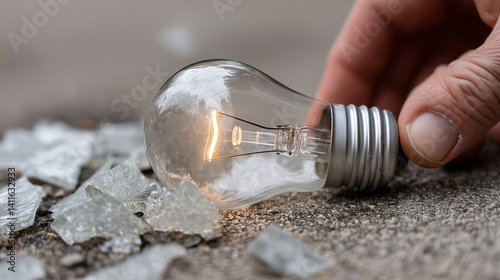 Illumination: A hand delica...