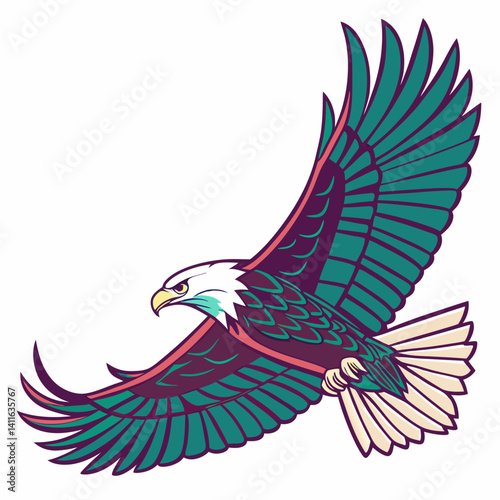 Eagle Vector Art and Illustration Set (from a collection)