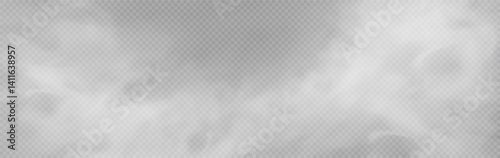 PNG smoke and fog effect. Realistic steam with transparent background. Chemical mist, explosion dust, vapor or smog texture for dark magic design. Isolated PNG illustration